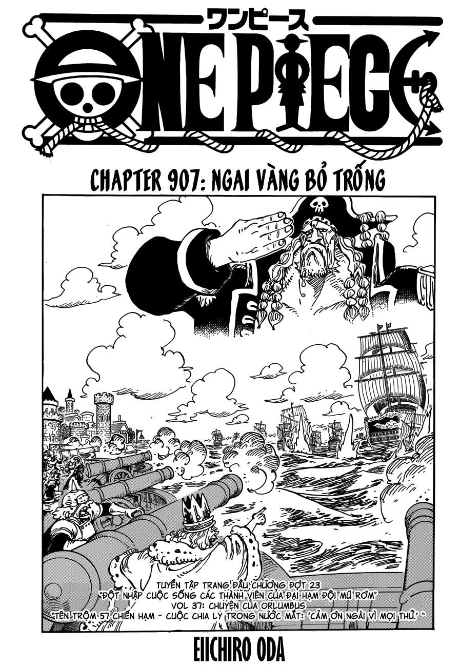 One Piece Chapter 907 - Trang 2