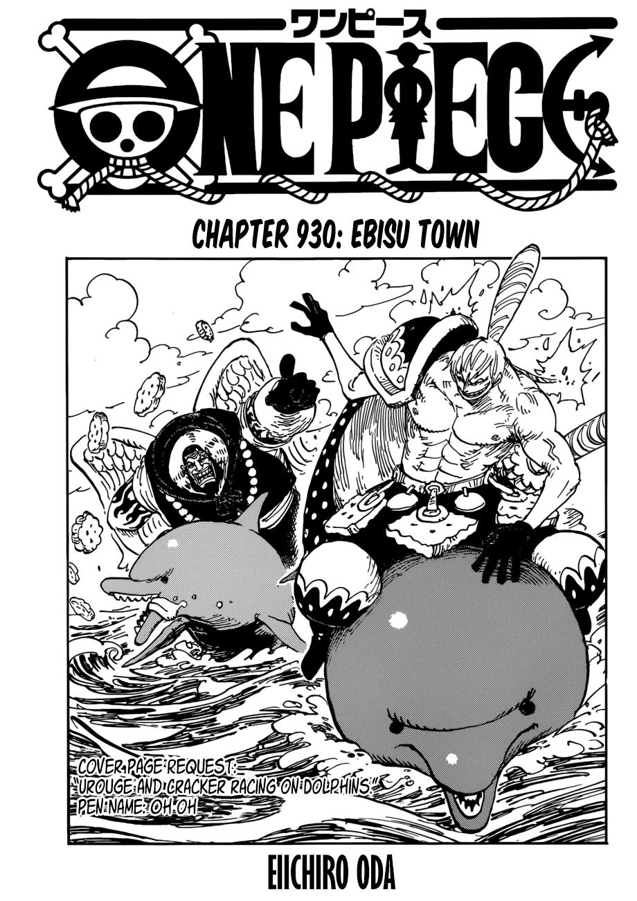 One Piece Chapter 930 - Trang 2