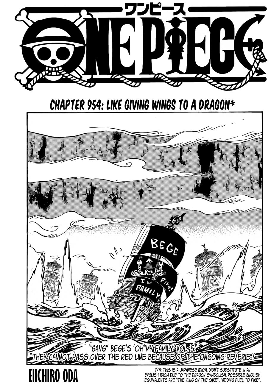 One Piece Chapter 954 - Trang 2