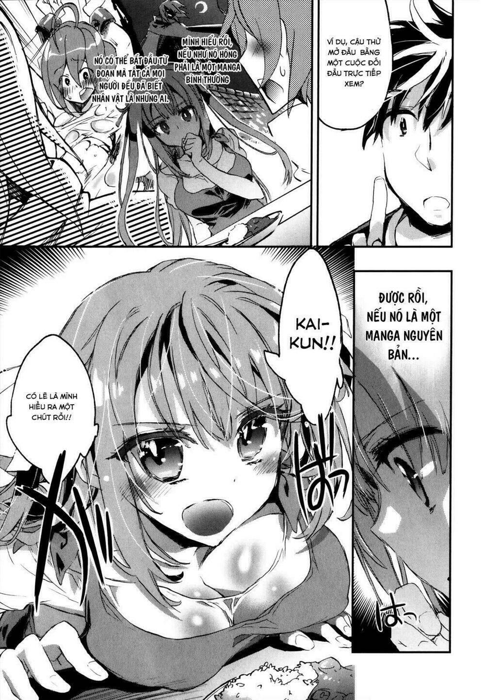 onna no ko ga h-na manga egaicha dame desuka chapter 7 - Trang 2