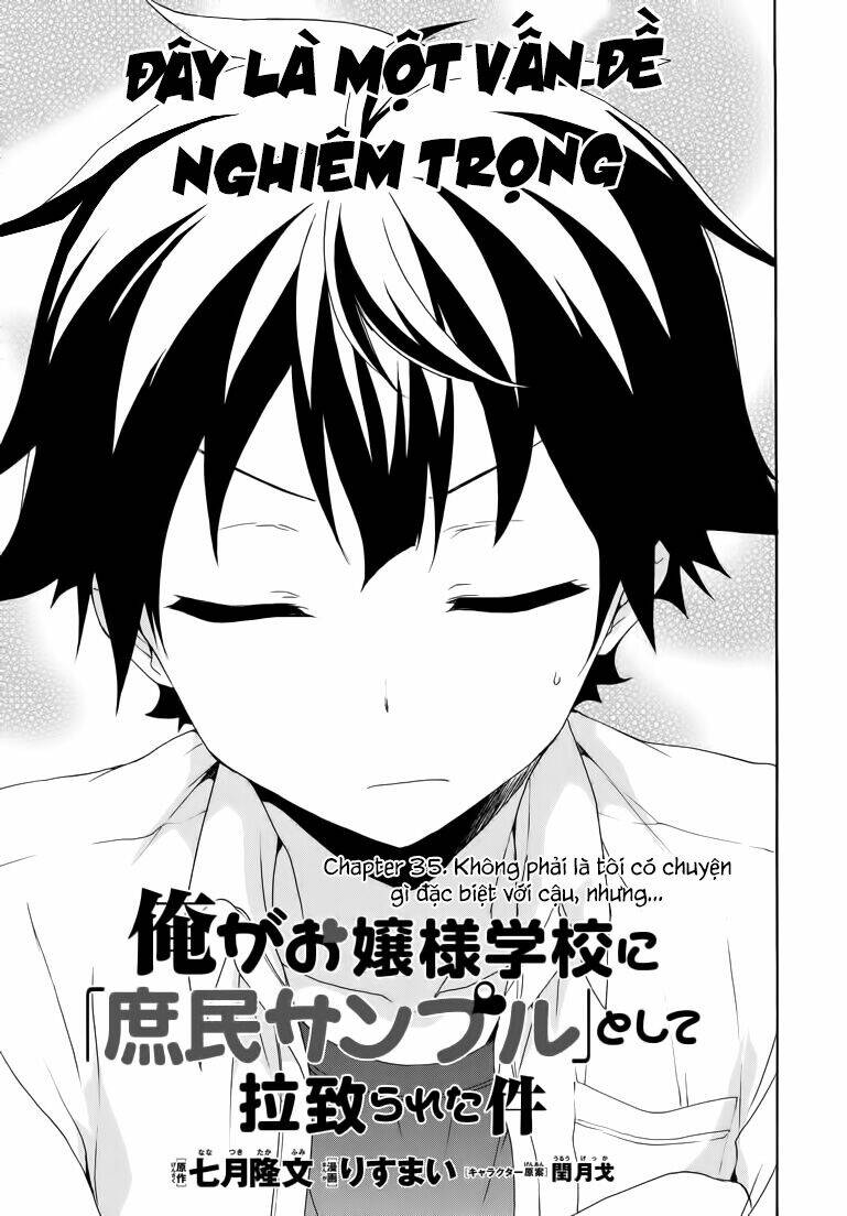 Ore Ga Ojou-Sama Gakkou Ni "Shomin Sample" Toshite Rachirareta Ken Chapter 35 - Trang 2