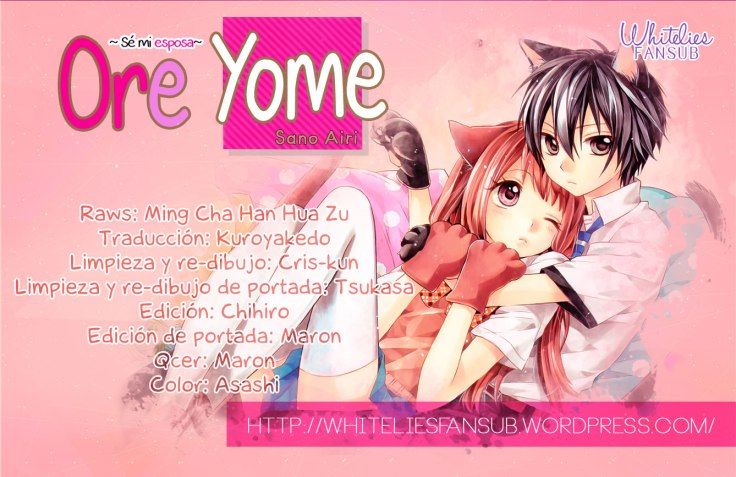 Ore Yome. - Ore No Yome Ni Nare Yo Chapter 30 - Next Chapter 31