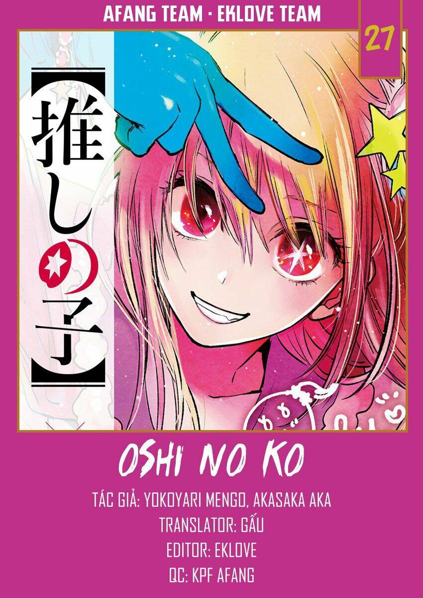 oshi no ko chapter 27: tiếng vang - Next chapter 28: nhập vai