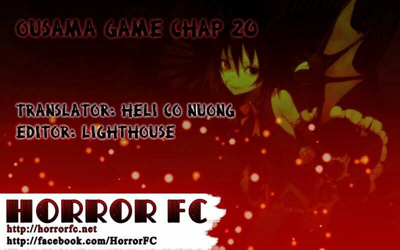 Ousama Game - Mệnh Lệnh Nhà Vua Chapter 20 - Next Chapter 21