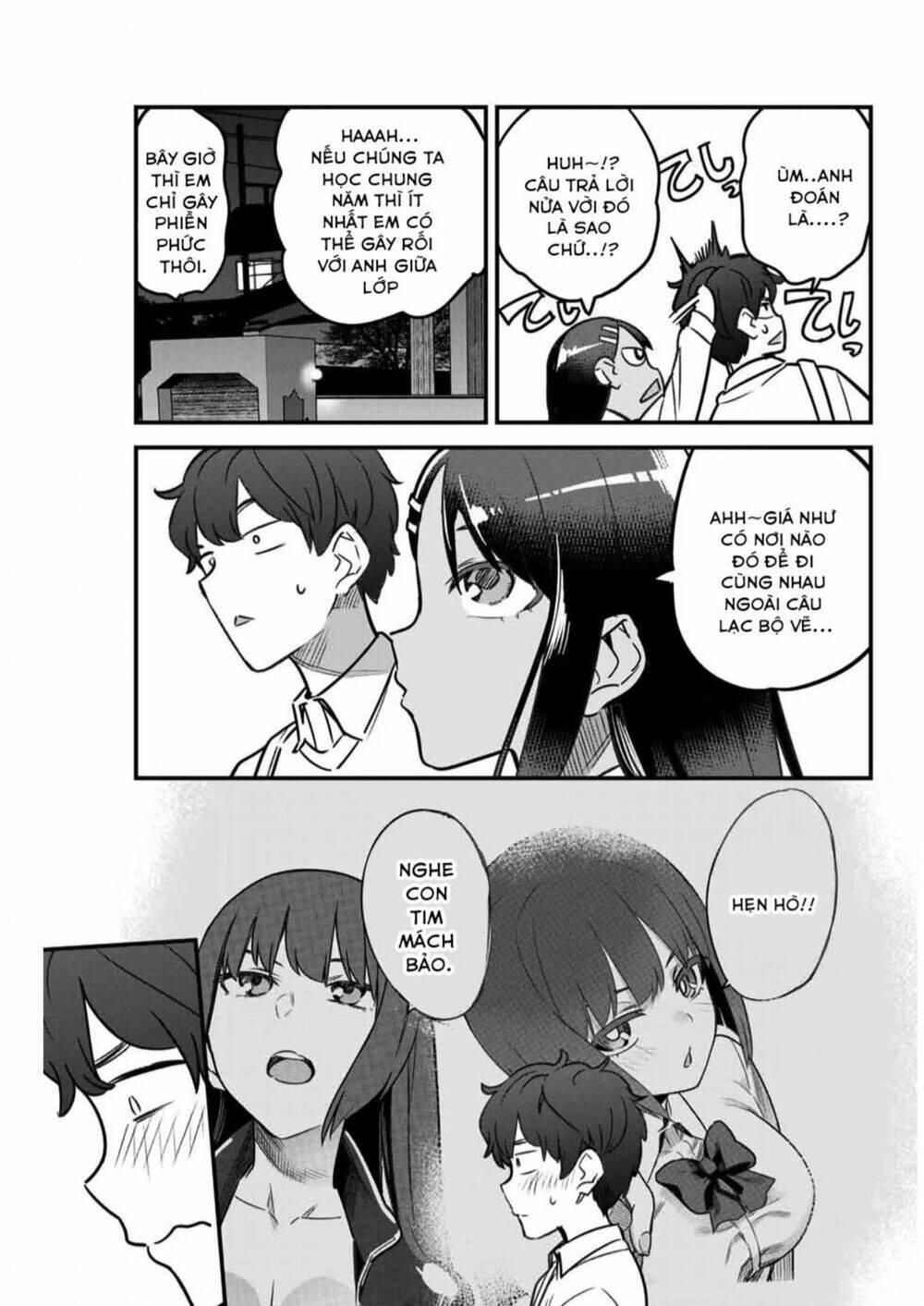 please don't bully me - nagatoro-san chapter 85: anh cảm thấy cô đơn khi không có em bên cạnh phải không, senpai? - Next chapter 86: hãy đi cùng nhau, senpai!!