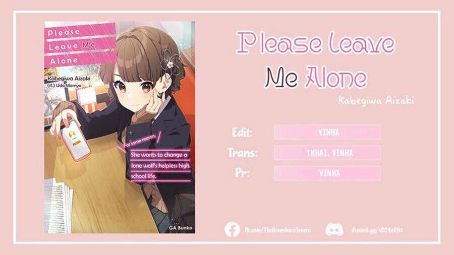 please leave me alone chapter 3 - Trang 2