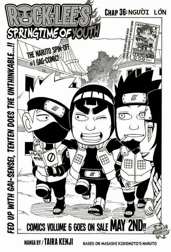 Rock Lee's Springtime Of Youth Chapter 36 - Trang 2