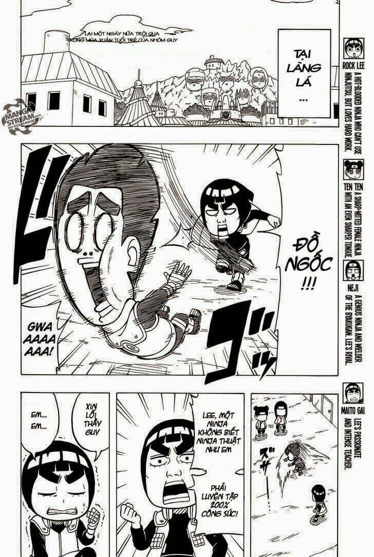 Rock Lee's Springtime Of Youth Chapter 36 - Trang 2