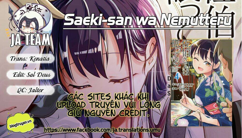 saeki-san wa nemutteru chương 11 - Next chương 12