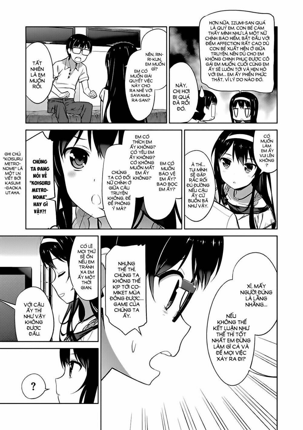 Saenai Kanojo No Sodatekata - Koisuru Metronome Chapter 15 - Trang 2