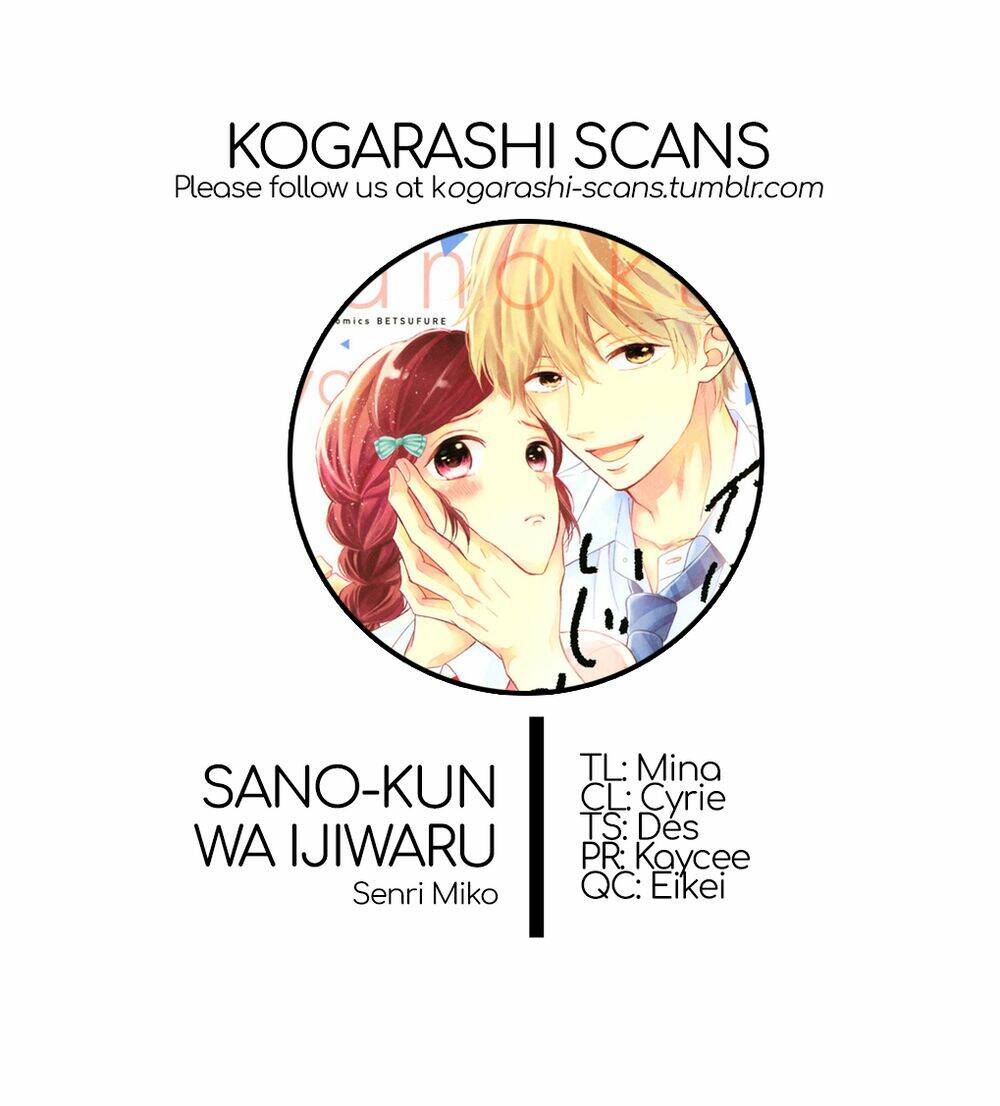 sano-kun wa ijiwaru chapter 2 - Trang 2