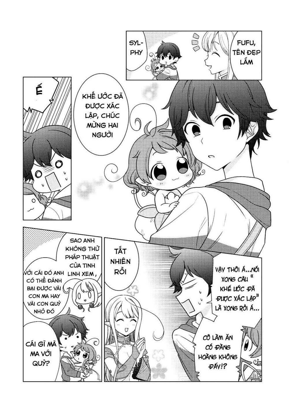 seirei-tachi no rakuen to risou no isekai seikatsu chapter 3 - Trang 2