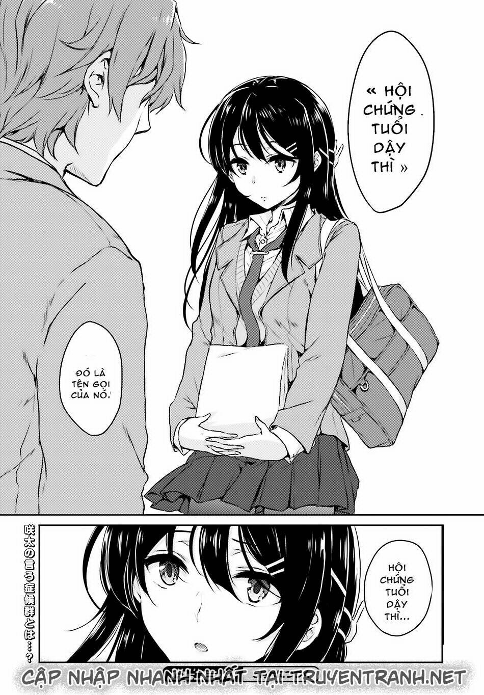 Seishun Buta Yarou Wa Bunny Girl Senpai No Yume O Minai Chapter 3 - Trang 2