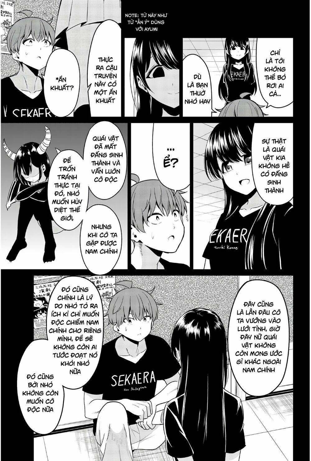 Sekai Ka Kanojo Ka Erabenai Chapter 28 - Trang 2