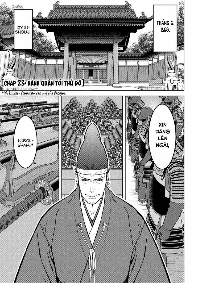 sengoku komachi kurou tan! chapter 23: hành quân tới thủ đô - Next chapter 24: chiến mưu