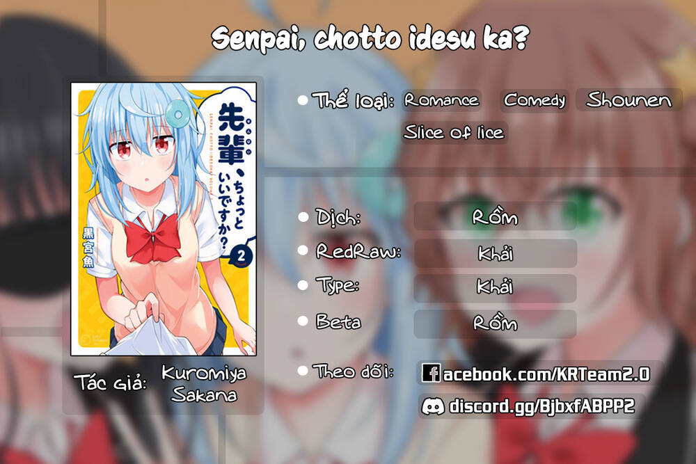 senpai, chotto īdesu ka? chapter 7: - trong cơn mưa - Trang 2