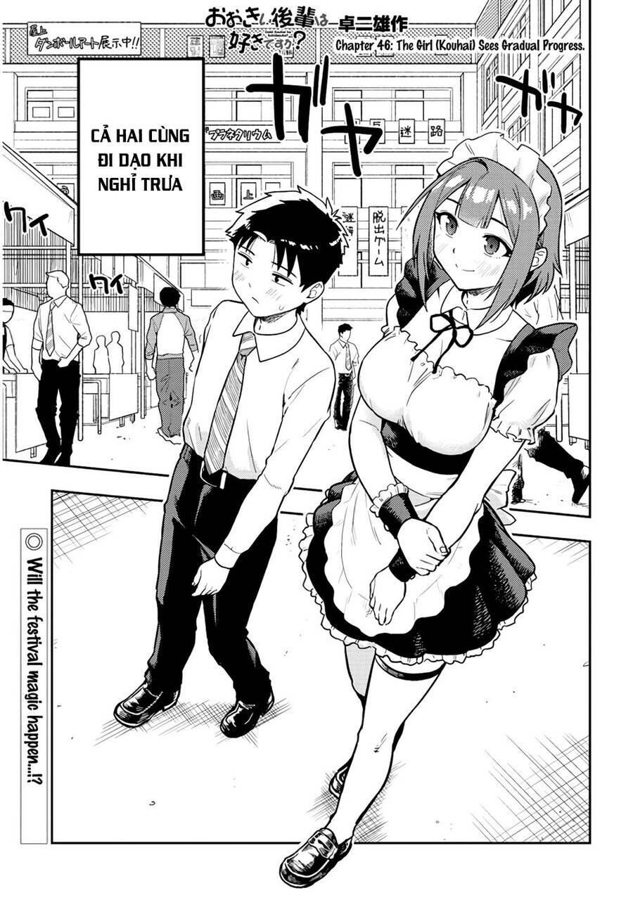 senpai có thích đàn em bb (big boobs) chapter 46 - Trang 2