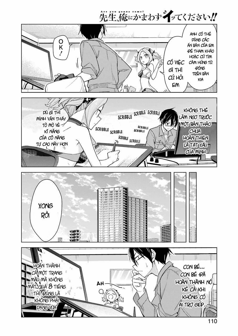 sensei, ore ni kamawazu itte kudasai!! chapter 16: bản thảo thứ 16 - Trang 2