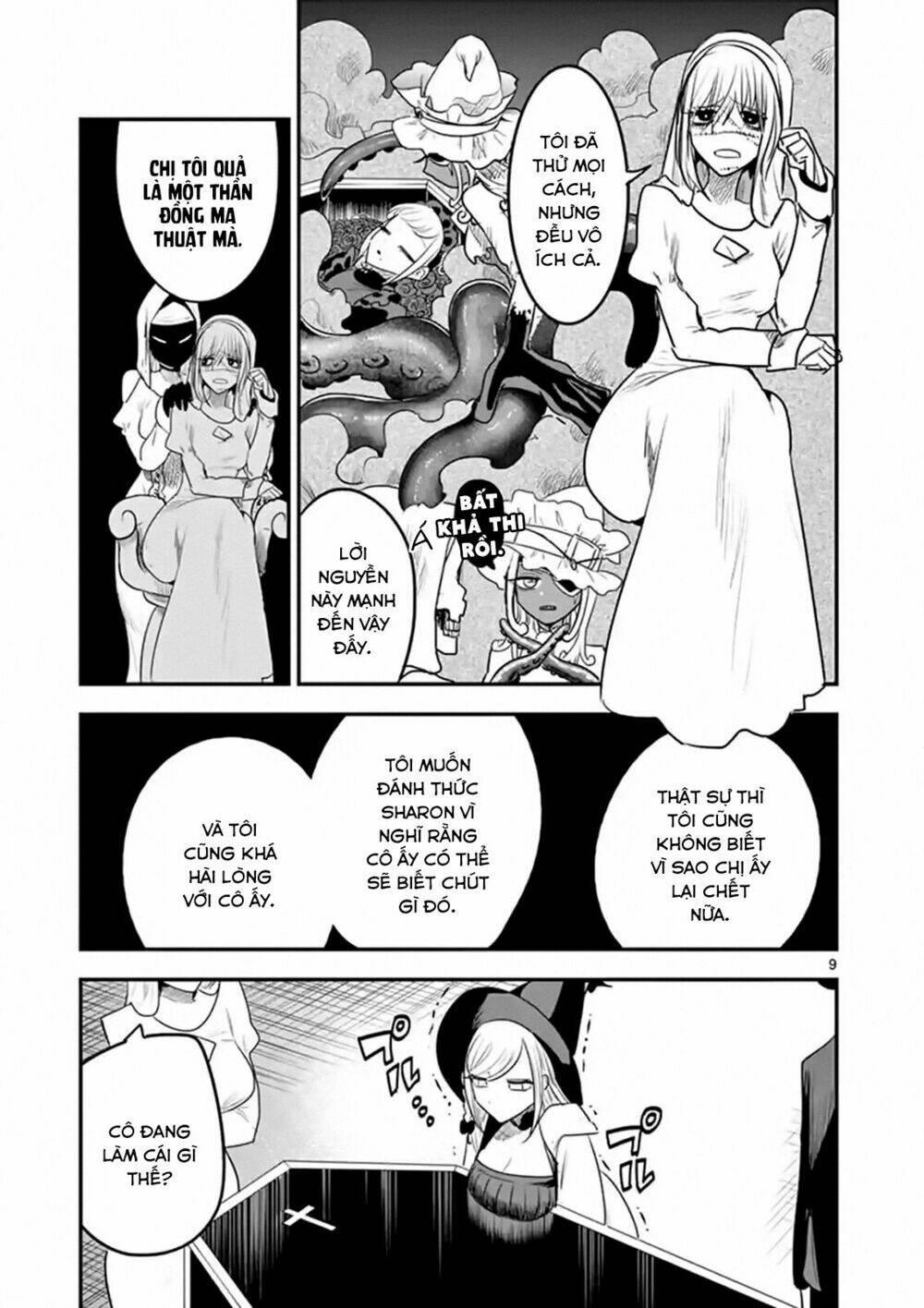 shinigami bocchan to kuro maid chapter 106: em gái và chị gái - Trang 2