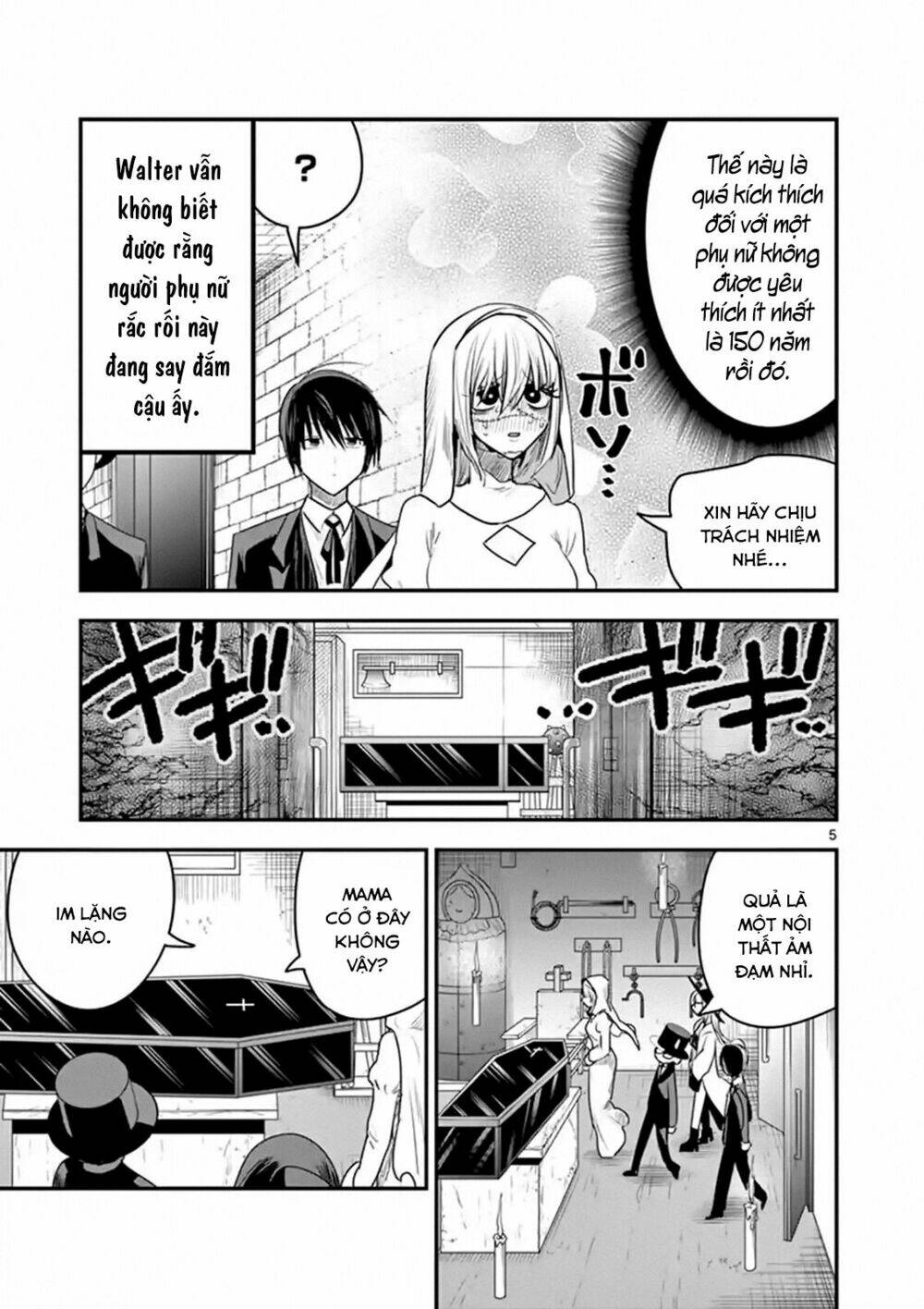 shinigami bocchan to kuro maid chapter 106: em gái và chị gái - Trang 2