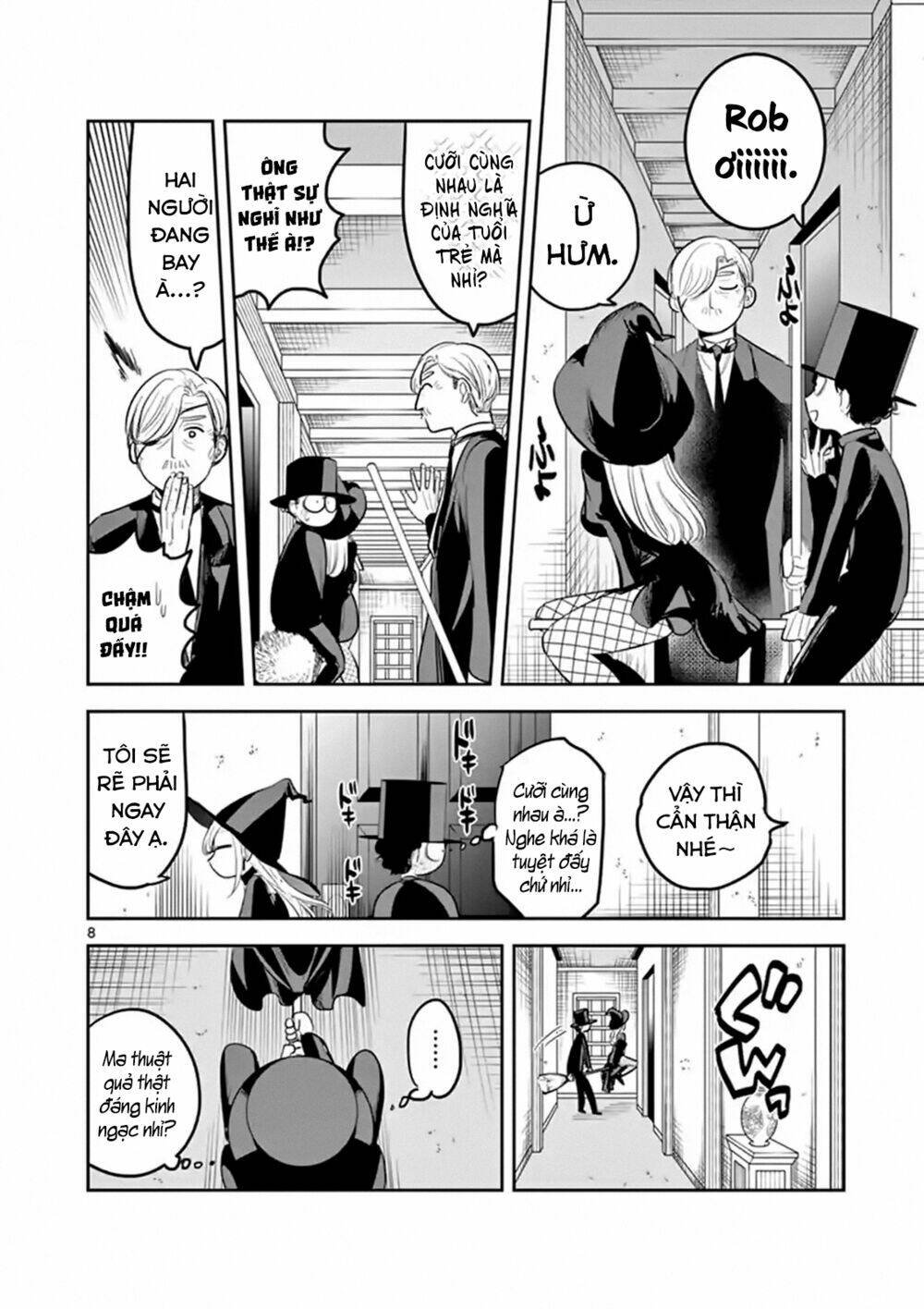 shinigami bocchan to kuro maid chapter 119: chổi bay - Trang 2