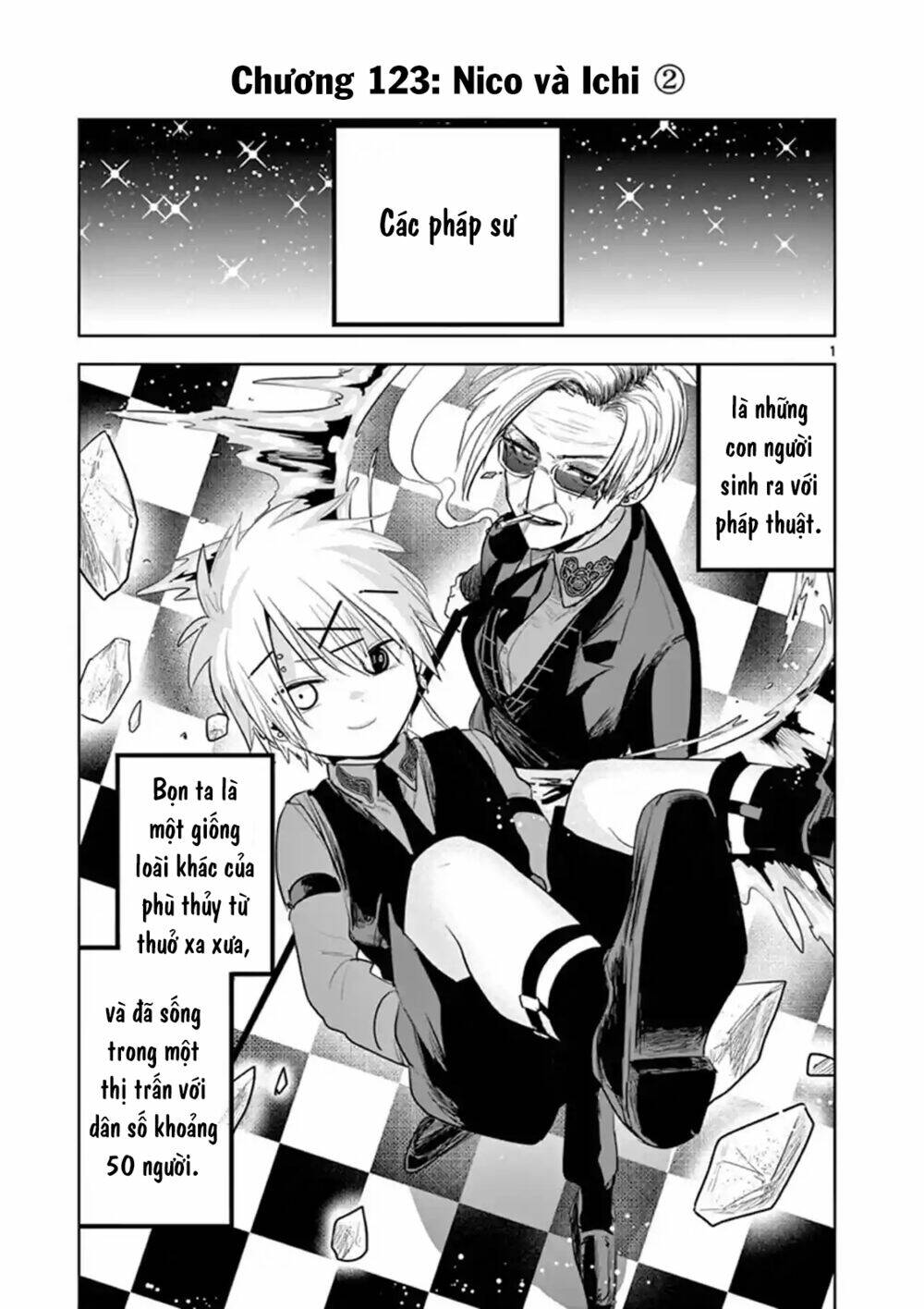 shinigami bocchan to kuro maid chapter 123: nico và ichi (2) - Trang 2