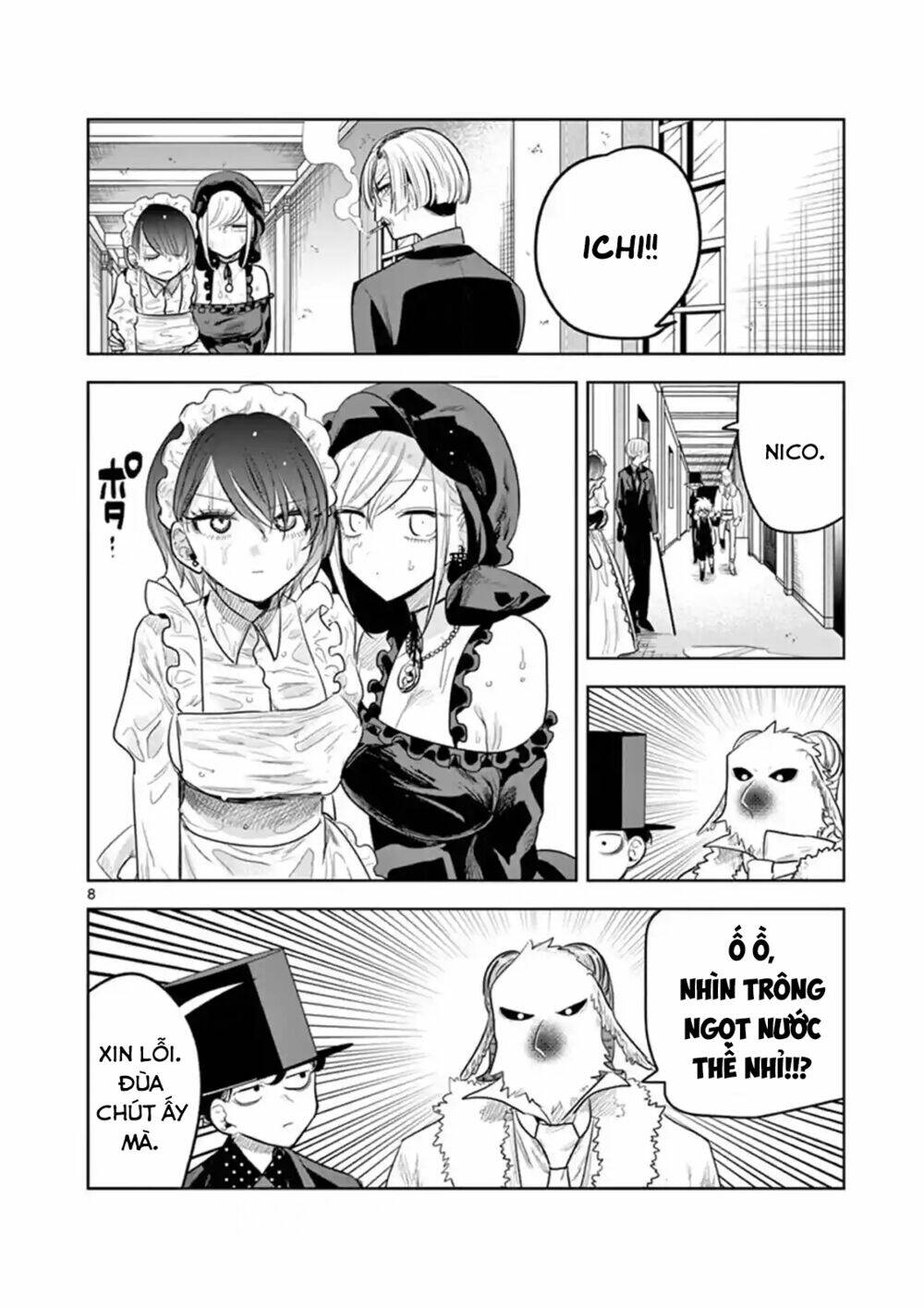 shinigami bocchan to kuro maid chapter 123: nico và ichi (2) - Trang 2