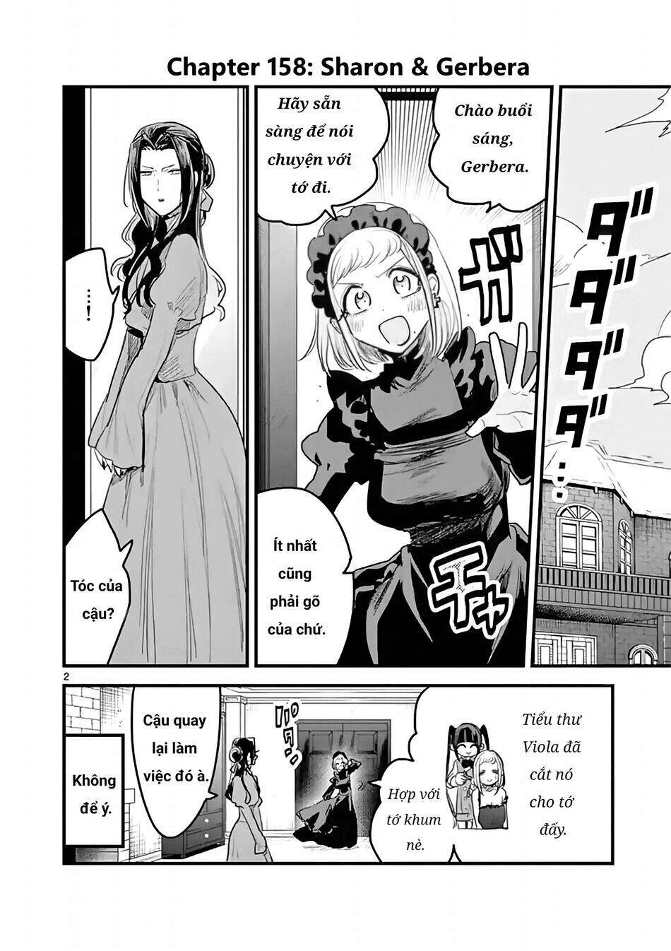 shinigami bocchan to kuro maid chapter 158 - Trang 2