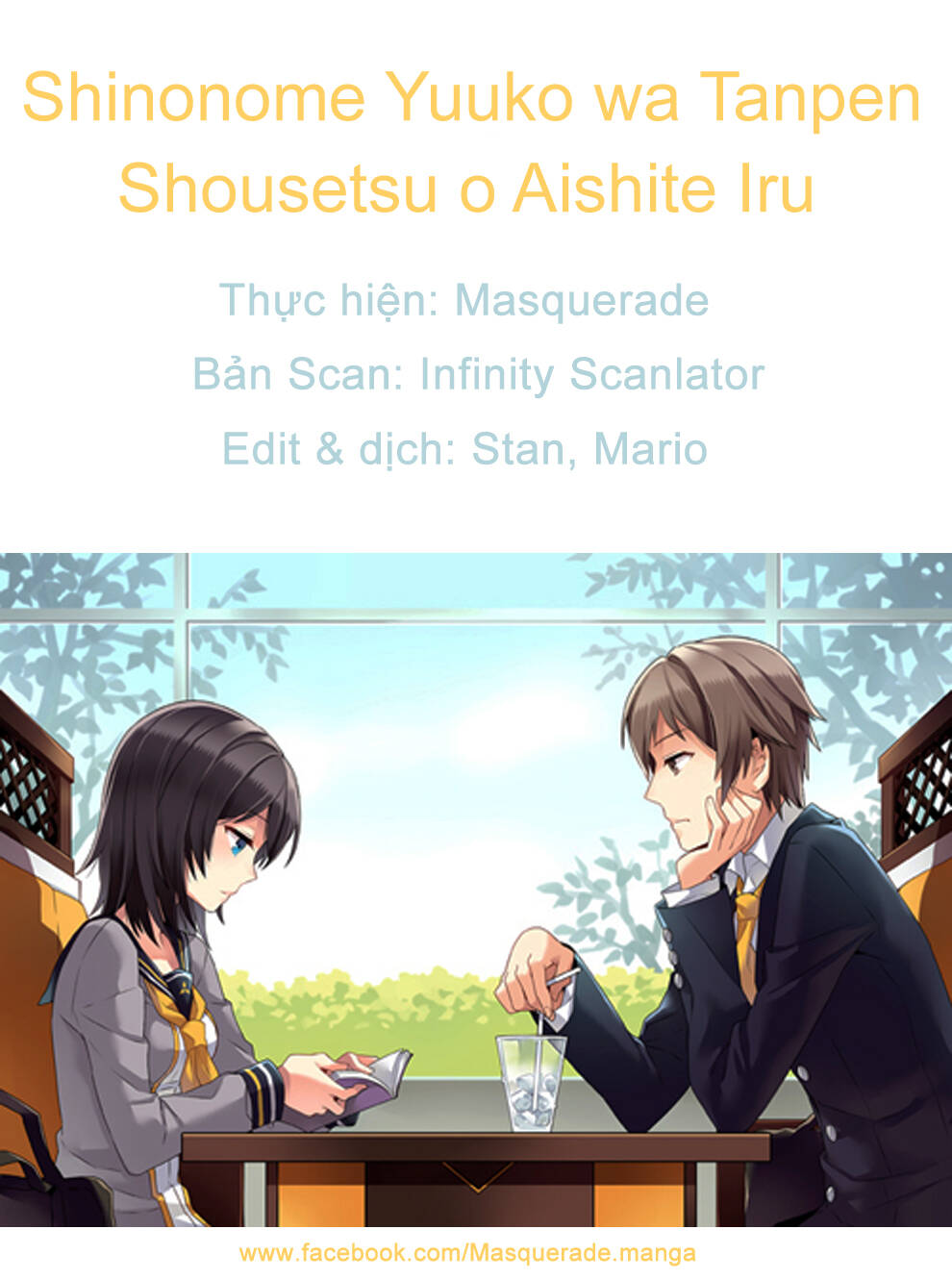 Shinonome Yuuko Wa Tanpen Shousetsu O Aishite Iru Chapter 9 - Trang 2