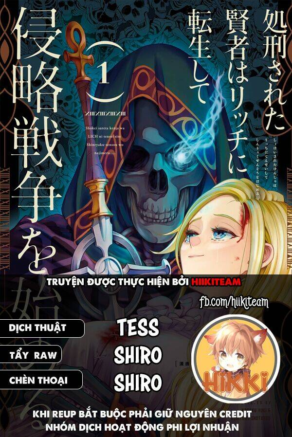 shokei sareta kenja wa lich ni tensei shite shinryaku sensou wo hajimaru chapter 16 - Trang 2