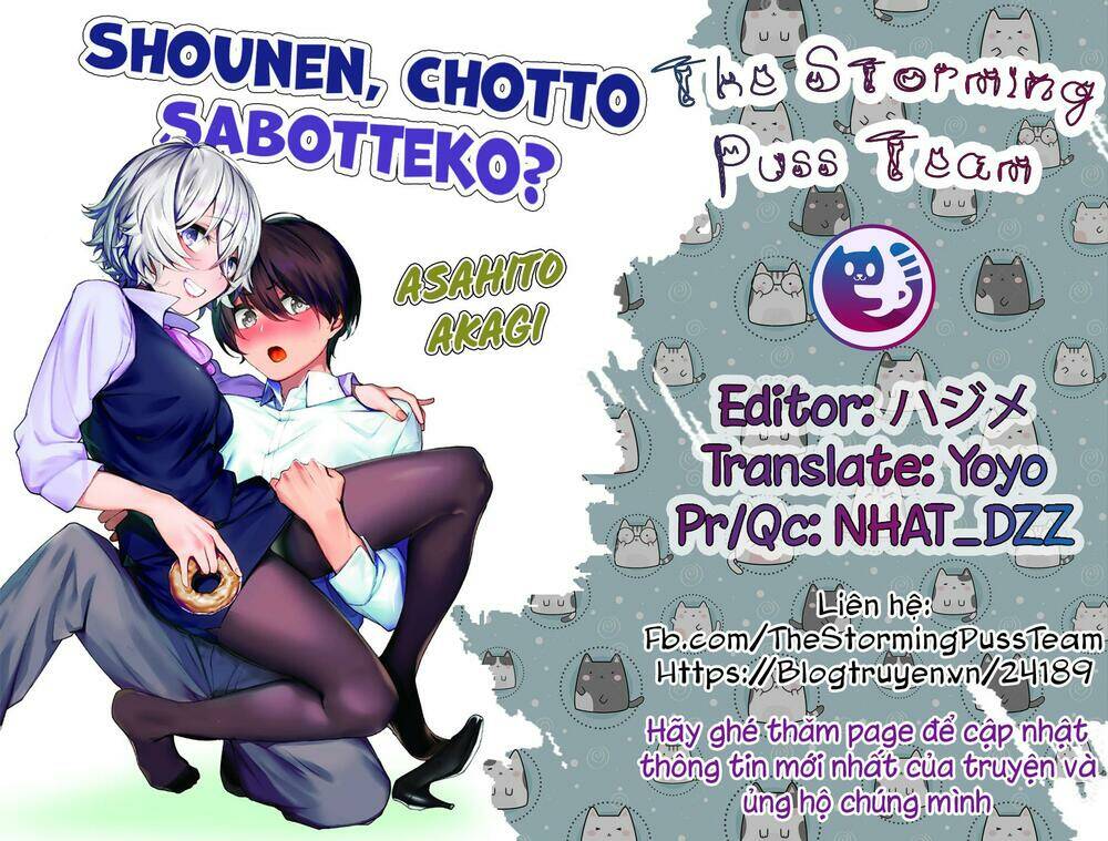 shounen, chotto sabotteko? chapter 24 - Trang 2