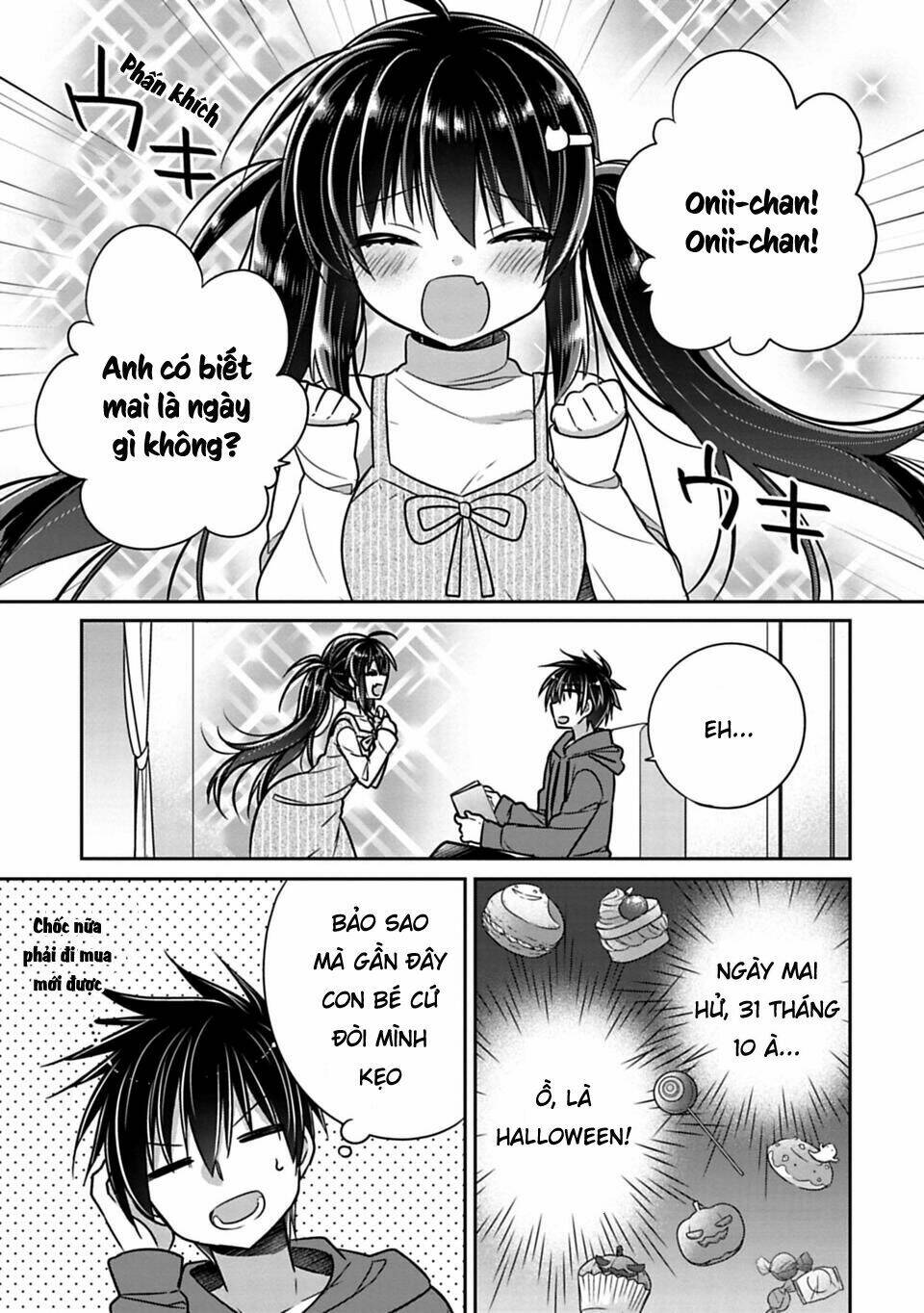 Siscon Ani To Brocon Imouto Ga Shoujiki Ni Nattara Chapter 23 - Next Chapter 23.5: - Trang phục trong lễ Halloween