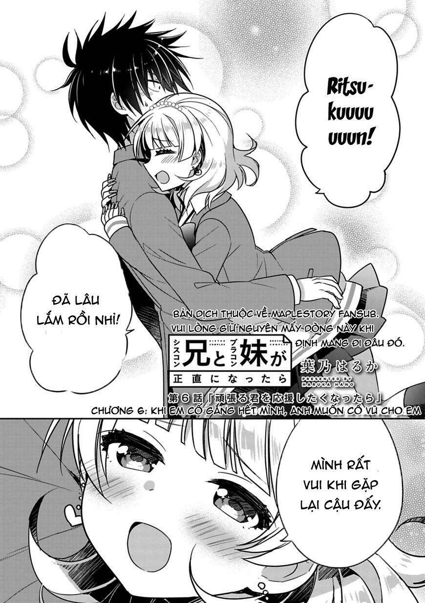 Siscon Ani To Brocon Imouto Ga Shoujiki Ni Nattara Chapter 6 - Trang 2