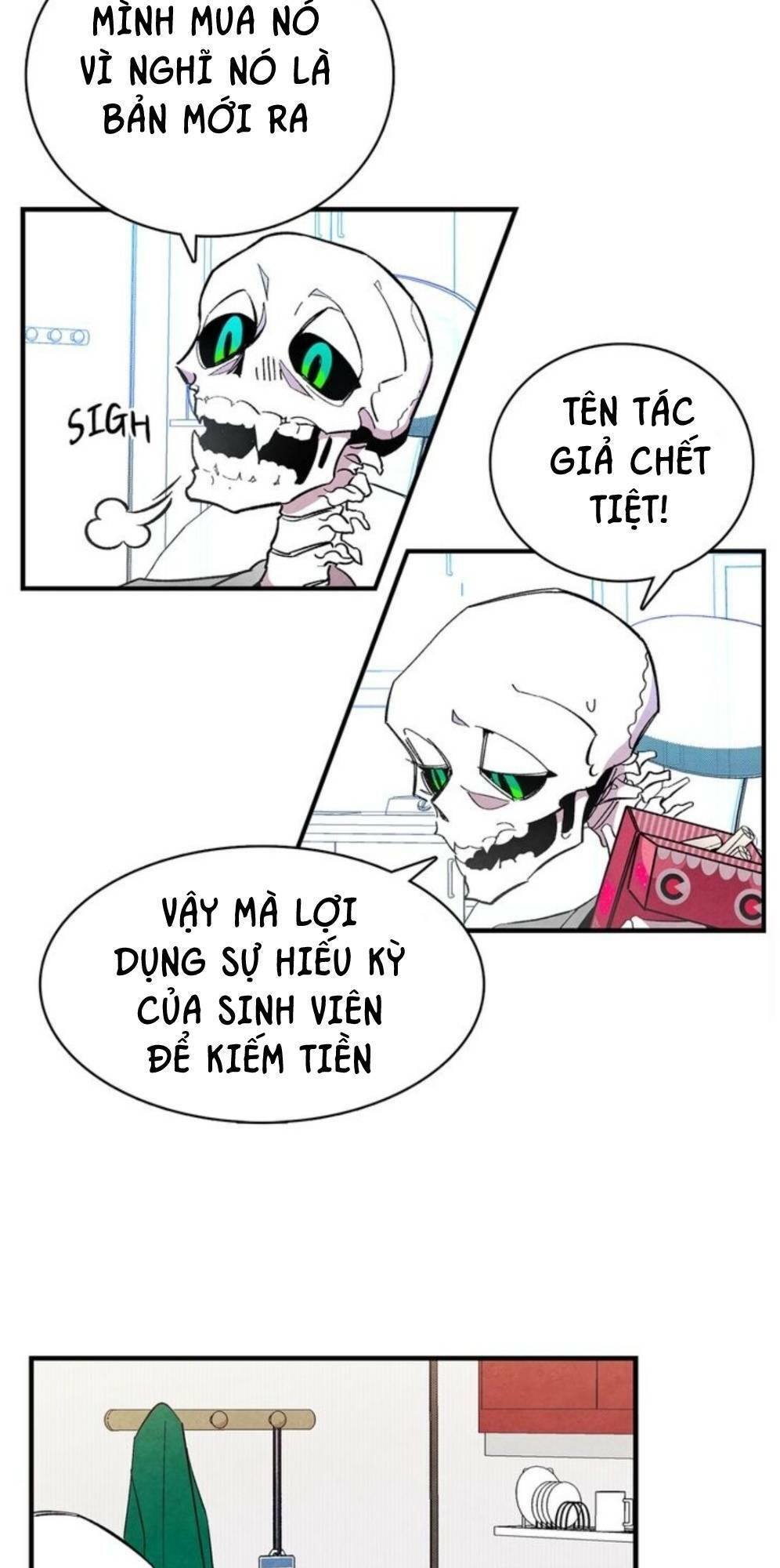 skeleton bất đắt dĩ trở thành bố của bé mèo con chapter 1 - Trang 2