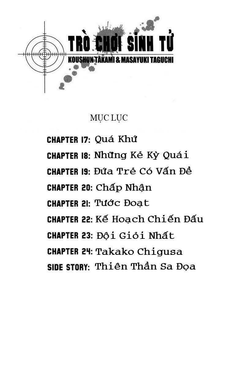 Sống Còn - Trò Chơi Sinh Tử Chapter 17 - Next Chapter 18