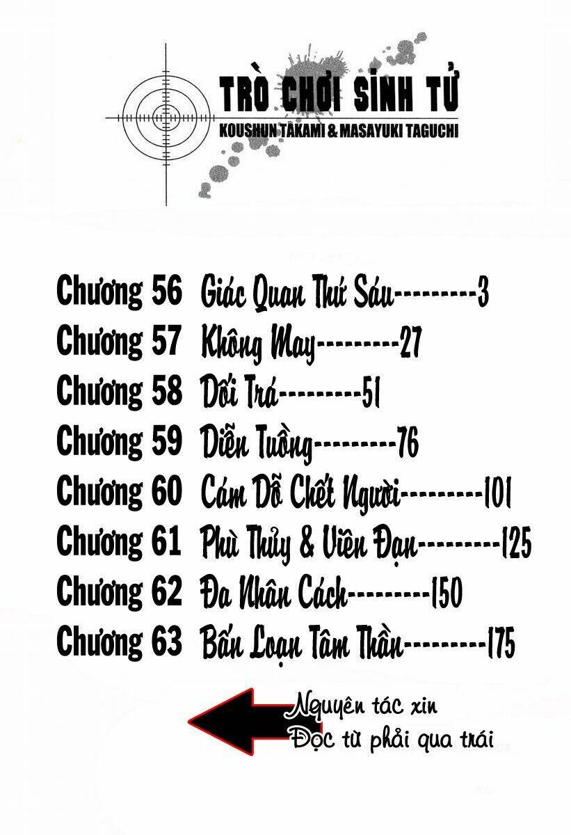 Sống Còn - Trò Chơi Sinh Tử Chapter 56 - Next Chapter 57