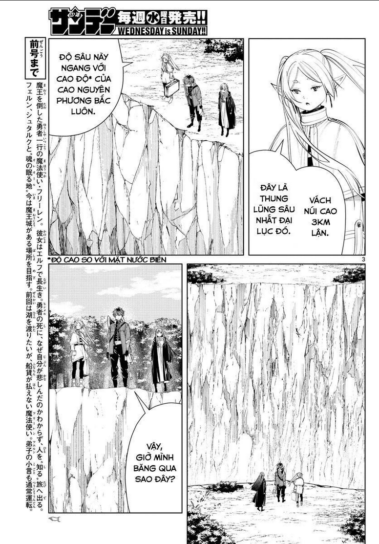 sousou no frieren chapter 79: Đại thung lũng tor - Next chapter 80: tinh thể tuyết thánh