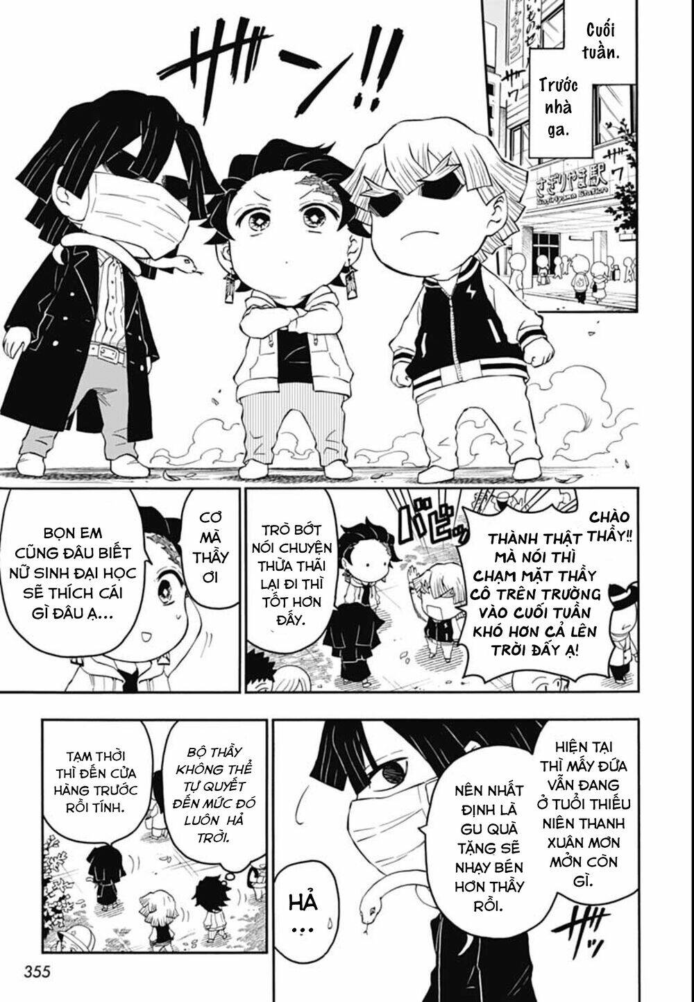 spin-off học viện kimetsu! chapter 10 - Trang 2