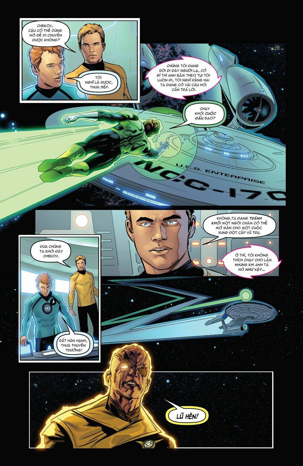 Star Trek/Green Lantern: The Spectrum War Chapter 2 - Trang 2