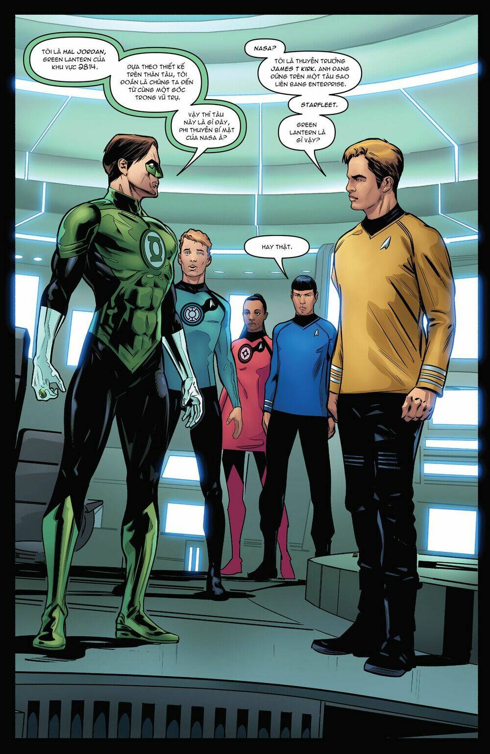 Star Trek/Green Lantern: The Spectrum War Chapter 2 - Trang 2