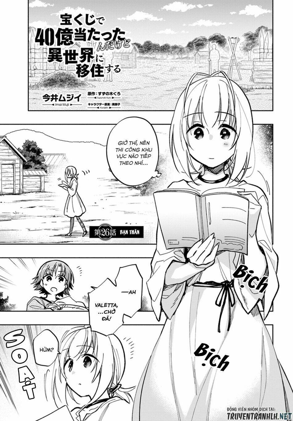 Takarakuji De 40-Oku Atattandakedo Isekai Ni Ijuu Suru Chapter 26 - Trang 2