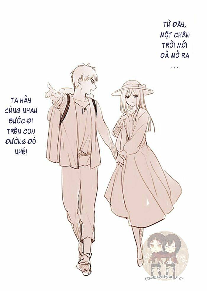 Tấn Công Người Khổng Lồ - Doujinshi Eremika Chapter 0 - Trang 2