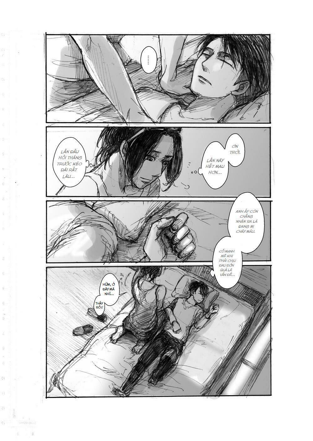 Tấn Công Người Khổng Lồ - Doujinshi LeviHan Chapter 10 - Next Chapter 11