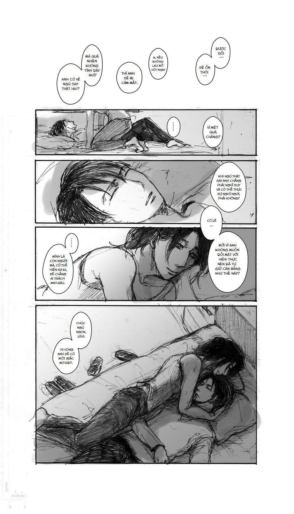 Tấn Công Người Khổng Lồ - Doujinshi LeviHan Chapter 10 - Next Chapter 11