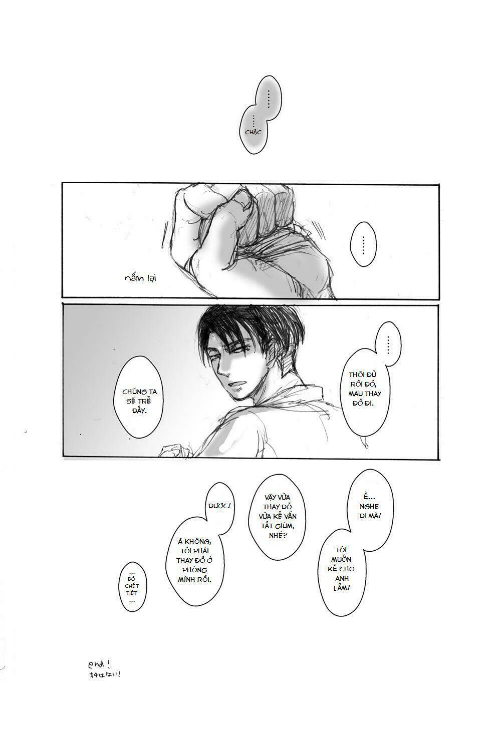 Tấn Công Người Khổng Lồ - Doujinshi LeviHan Chapter 10 - Next Chapter 11