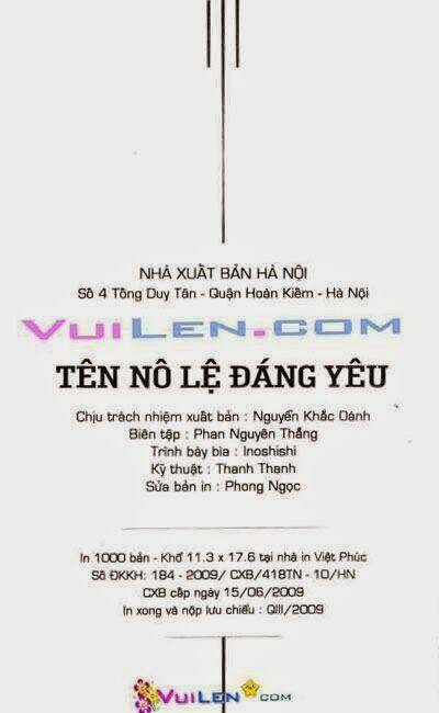 Tên Nô Lệ Đáng Yêu Chapter 2 - Trang 2