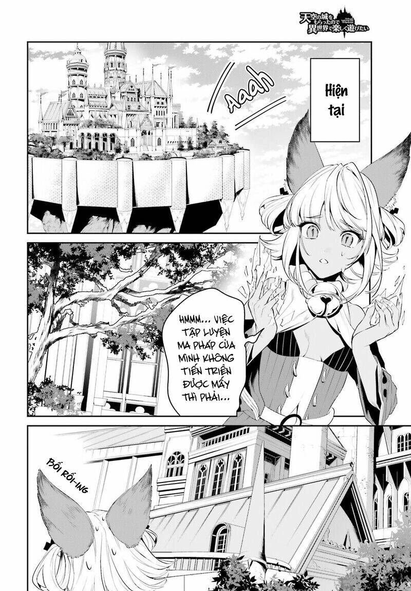 tenkuu no shiro o moratta no de isekai de tanoshiku asobitai chapter 29 - Trang 2