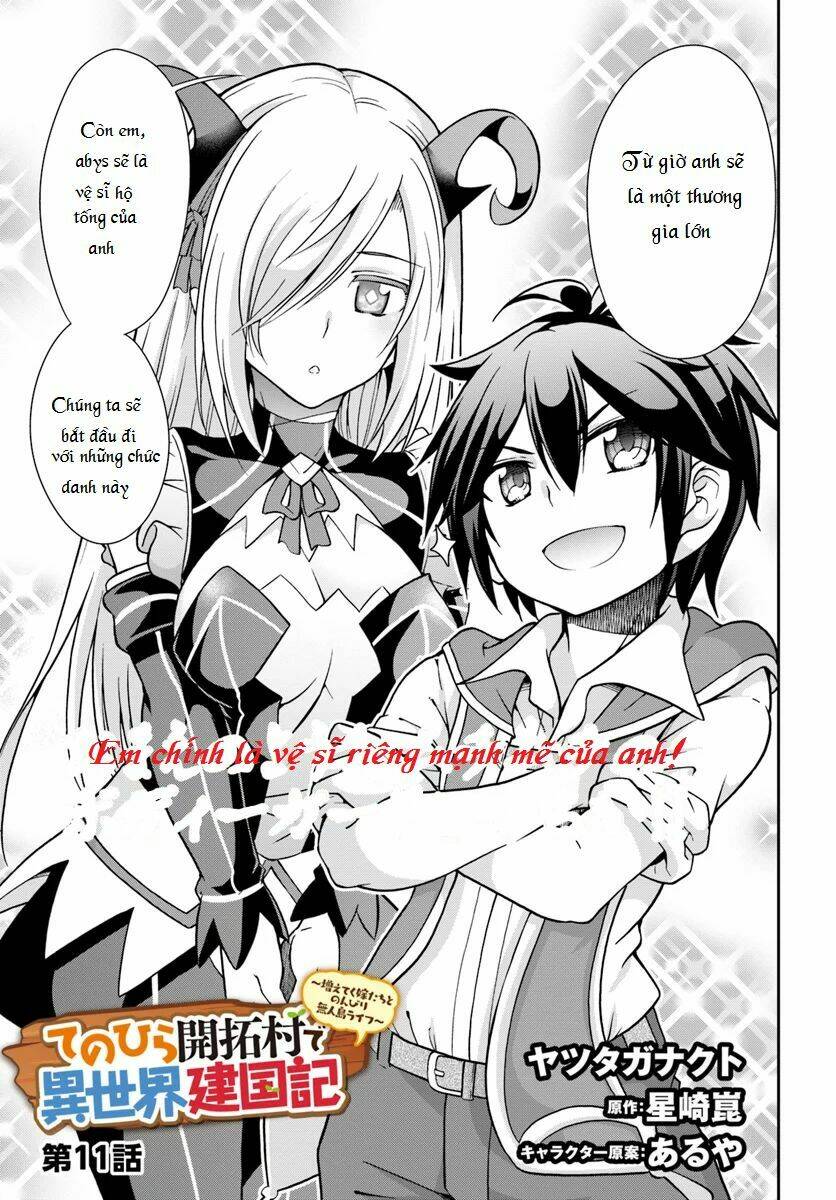 tenohira kaitaku mura de isekai kenkokuki: fueteku yome-tachi to nonbiri mujintou life chapter 11 - Next chapter 12