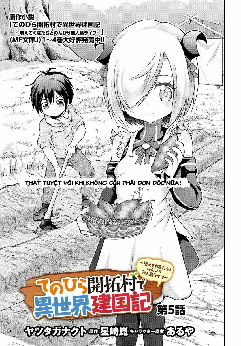 tenohira kaitaku mura de isekai kenkokuki: fueteku yome-tachi to nonbiri mujintou life chapter 5 - Next chapter 6