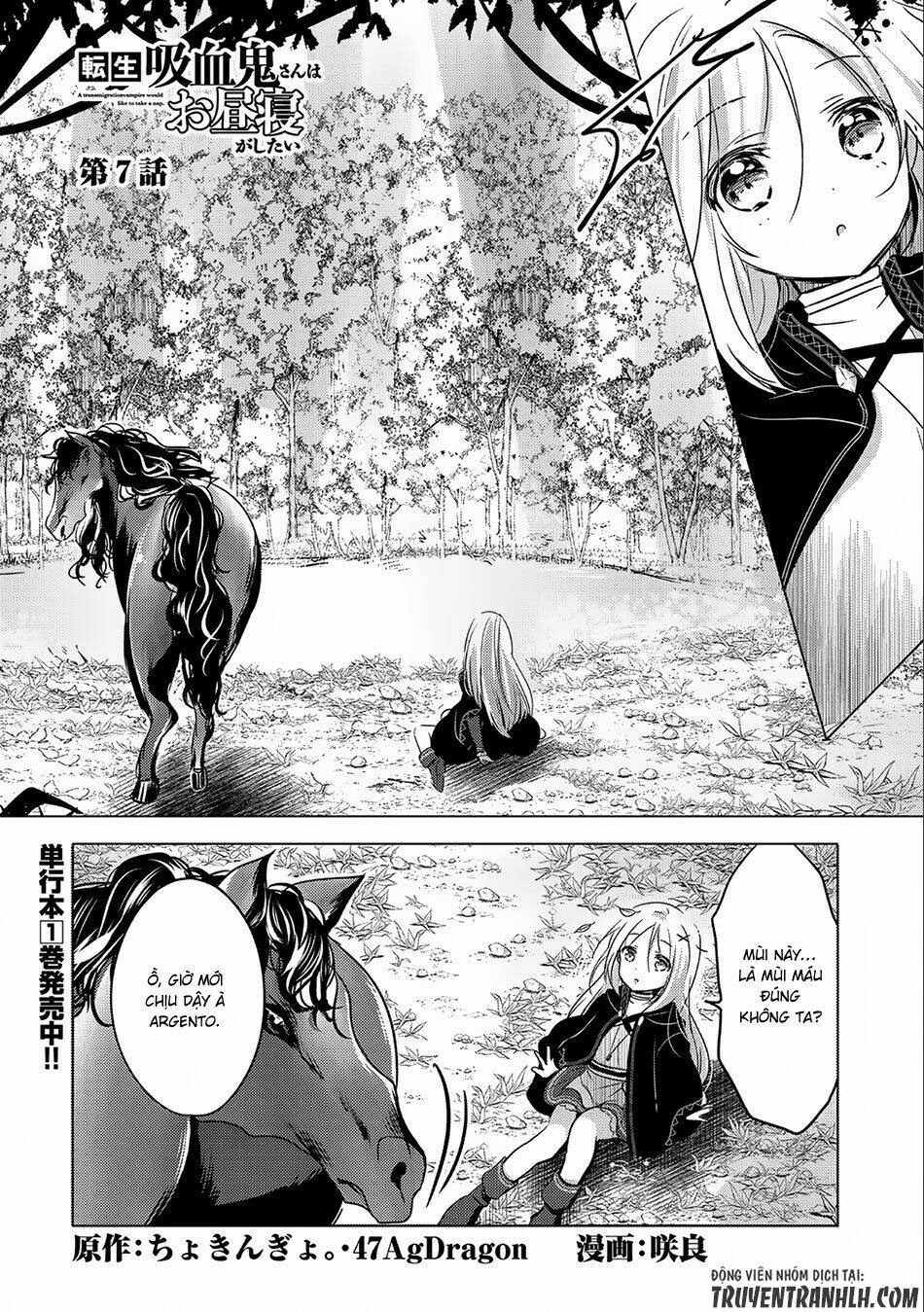 tensei kyuuketsukisan wa ohirune ga shitai chapter 7 - Trang 2